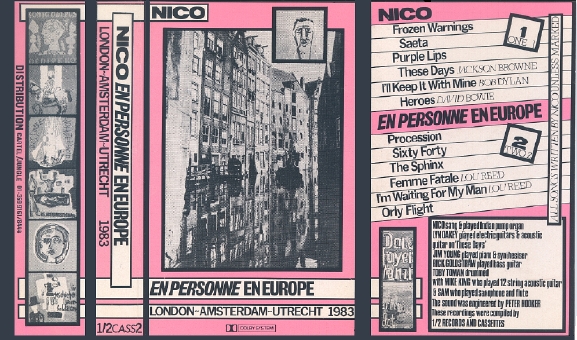 Nico En Personne En Europe 1/2 Cassette