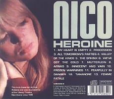 Heroine UK CD Anagram Records CDMGRAM85 back